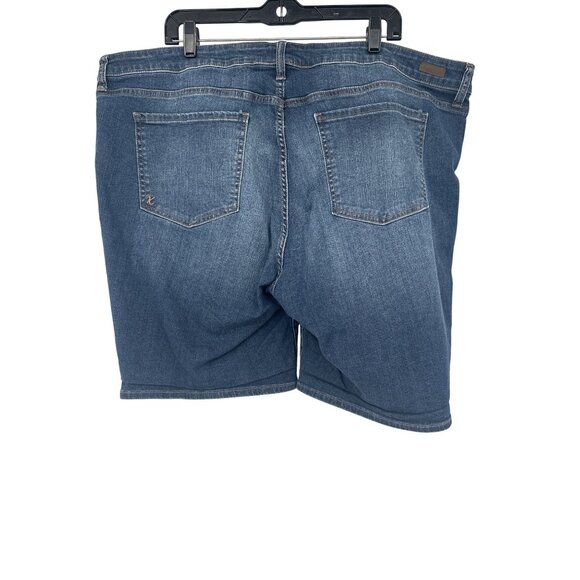 Kut From The Kloth Womens shorts size 22W Denim Jean Medium Wash Cotton stretch - Picture 3 of 6